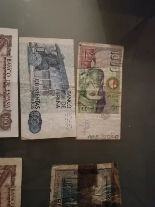 Billetes españoles antiguos