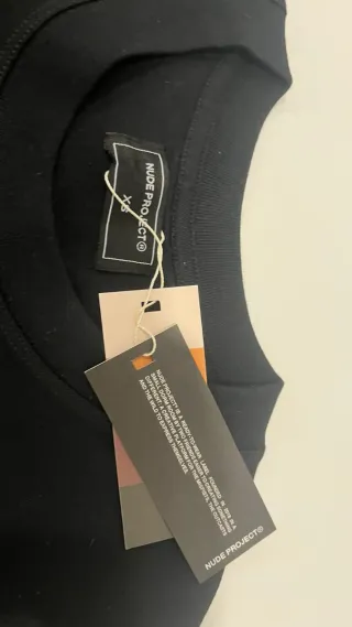 Camiseta Nude Project niño negra