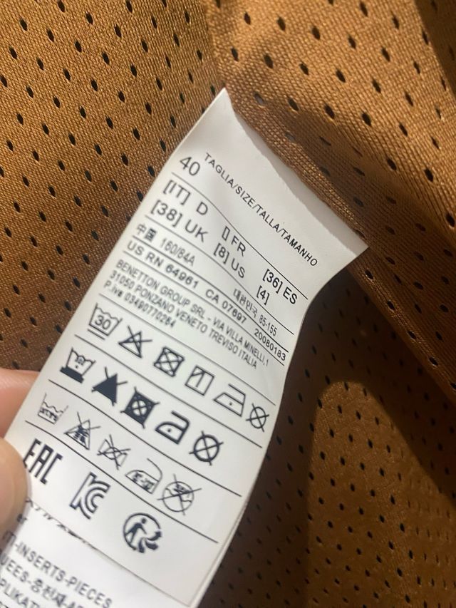 Gabardina sisley T-40