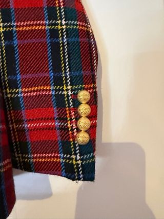 Blazer lana cuadros tartán The Extreme Collection