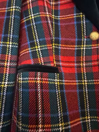 Blazer lana cuadros tartán The Extreme Collection