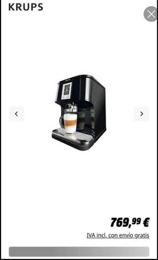 Cafetera Krups EA8808 automática