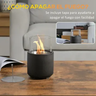 Chimenea Bioetanol Sobremesa 0,4L