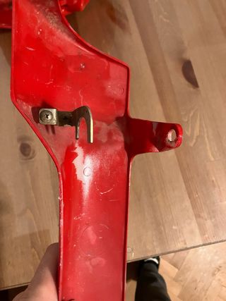 Carenado Horquilla Honda Dominator Rojo