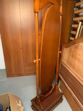 Espejo de pie madera