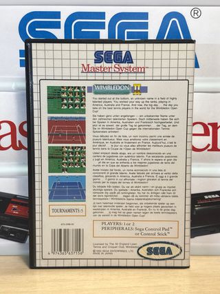 Wimbledon II - SEGA Master System - TOP