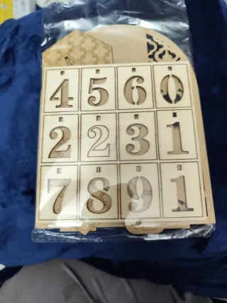 Calendario de madera Ramadan