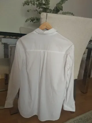 Blusa blanca popelín