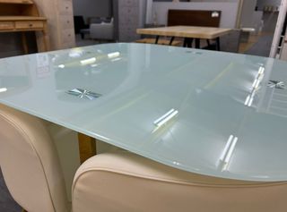 Mesa comedor cristal 4 sillas ¡PAGO A LA ENTREGA!
