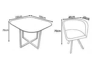 Mesa comedor cristal 4 sillas ¡PAGO A LA ENTREGA!