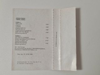 Judas Priest Vol. 1 y Vol. 2 Cassettes