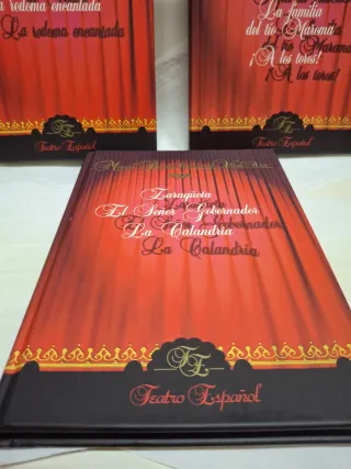 Lote libros Teatro Español