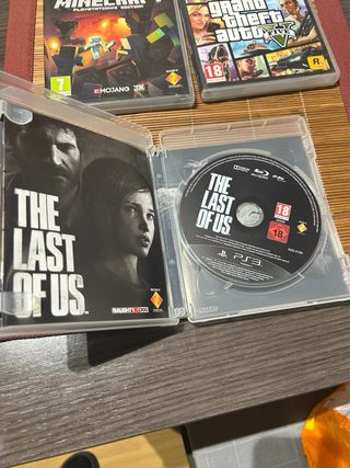 Lote 4 Juegos PS3: Minecraft, GTA V, CoD, The Last
