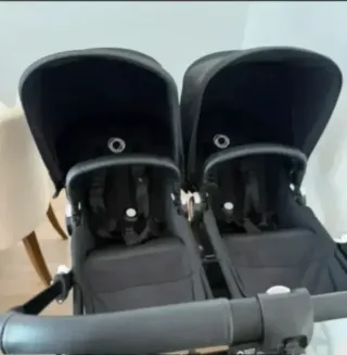 BUGABOO DONKEY5, SILLAS, CAPAZO, NEGRO REVISADO!