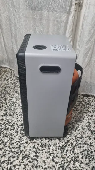 Estufa de gas con chimbomba