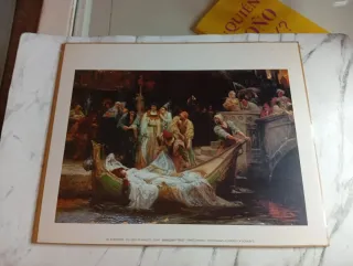 Lote 5 Cuadros 24/30 cm Decorativos Clásicos