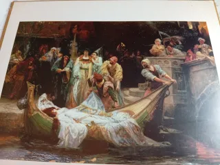 Lote 5 Cuadros 24/30 cm Decorativos Clásicos