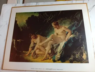 Lote 5 Cuadros 24/30 cm Decorativos Clásicos