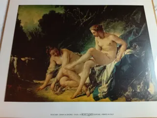 Lote 5 Cuadros 24/30 cm Decorativos Clásicos