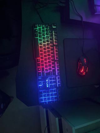 Teclado Gaming G-LAB RGB con Ratón y Alfombrilla