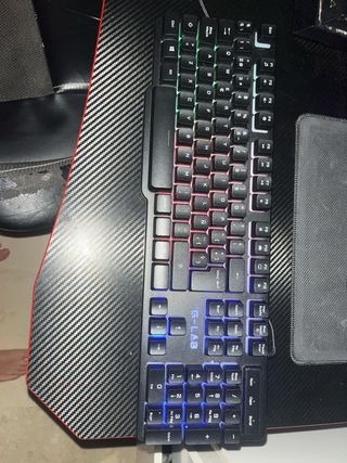 Teclado Gaming G-LAB RGB con Ratón y Alfombrilla