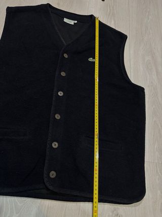 Chaleco Lacoste Vintage Botones 90s azul marino