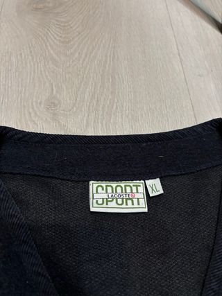 Chaleco Lacoste Vintage Botones 90s azul marino