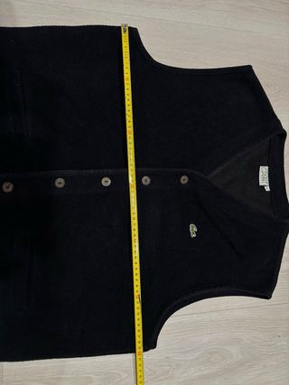 Chaleco Lacoste Vintage Botones 90s azul marino