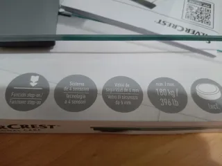 Báscula de baño hasta 180kg nueva