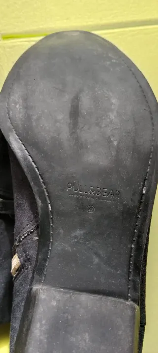 Botines de tacón bajo de mujer