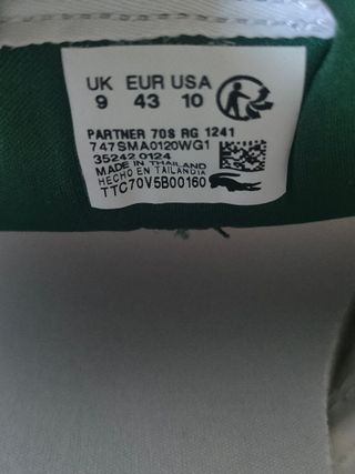 Zapatillas Lacoste Talla 43