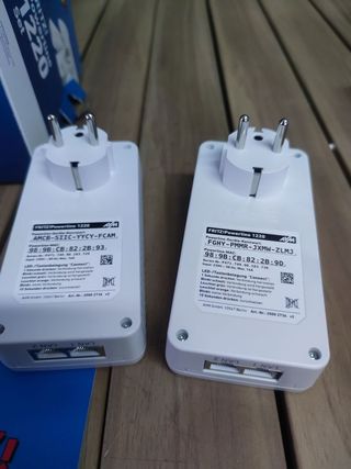 FRITZ!Powerline 1220 Set - Adaptador/Extensor de Red por línea eléctrica
