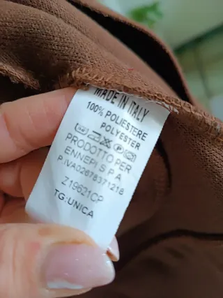 Cappotto donna marrone con frange