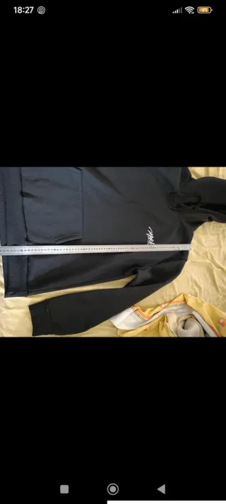 Sudadera Maka Negra Mujer