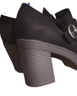 Mocasines Amor Amor piel tacón vuelta 40