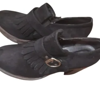 Mocasines Amor Amor piel tacón vuelta 40