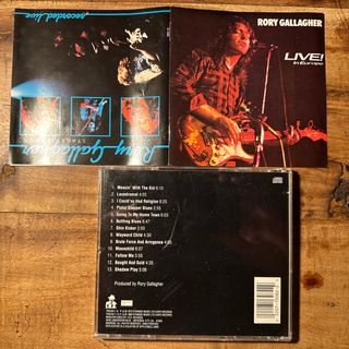 CD RORY GALLAGHER Live! In Europe + Stagestruck