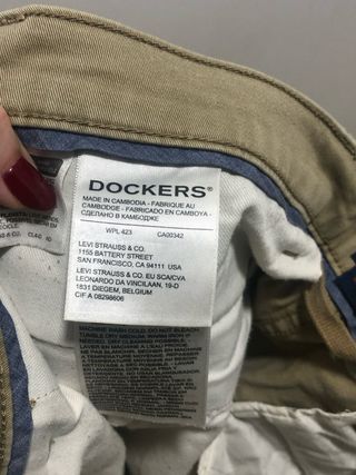 Pantalones Dockers skinny 33-32