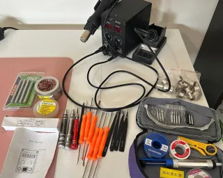 Kit Soldadura Estación Aire Caliente 858D