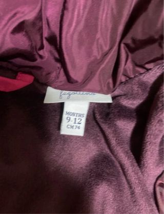 Piumino bambina fucsia con cappuccio