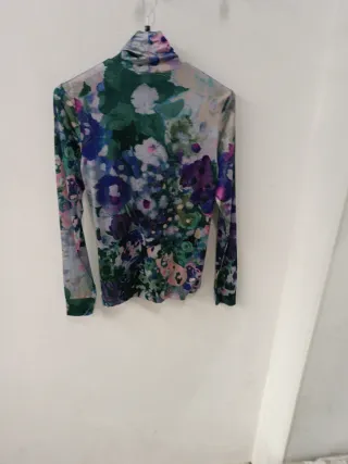 Blusa Desigual floral manga larga