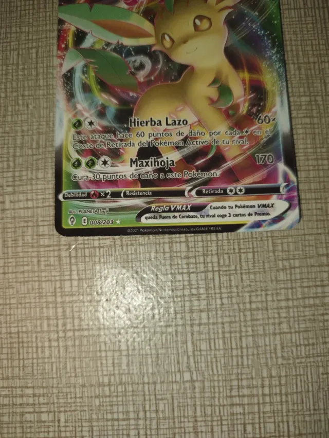 Carta Pokémon Leafeon VMAX PS 310