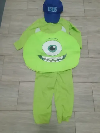 Disfraz Mike Wazowski Monstruos S.A Talla M 3,4,5a