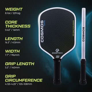 Paleta Pickleball Cosmos Carbono Spin 16mm