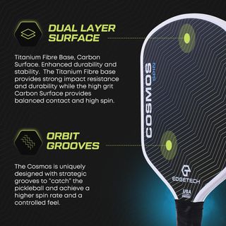 Paleta Pickleball Cosmos Carbono Spin 16mm