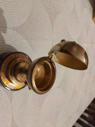 Mappamondo Soprammobile con Accendino e Carillon