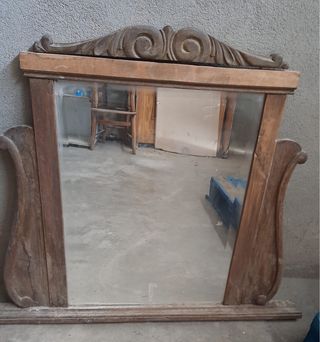 Espejo Madera Tallada Rústico