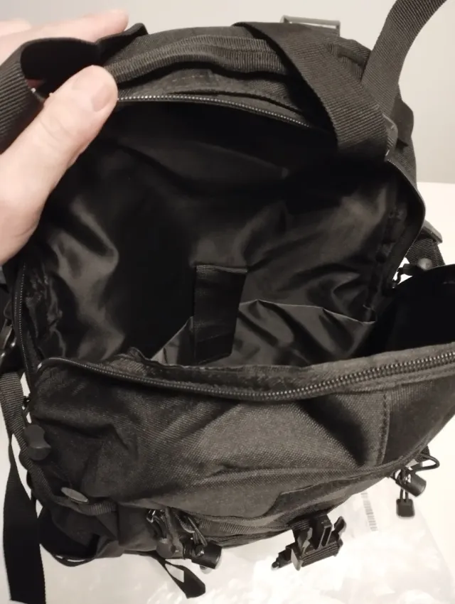 Mochila Táctica 40 litros Senderismo Molle Negra