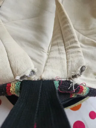 Mochila artesanal multicolor