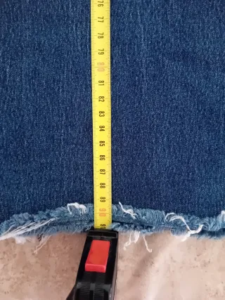 Jeans a zampa con vita alta